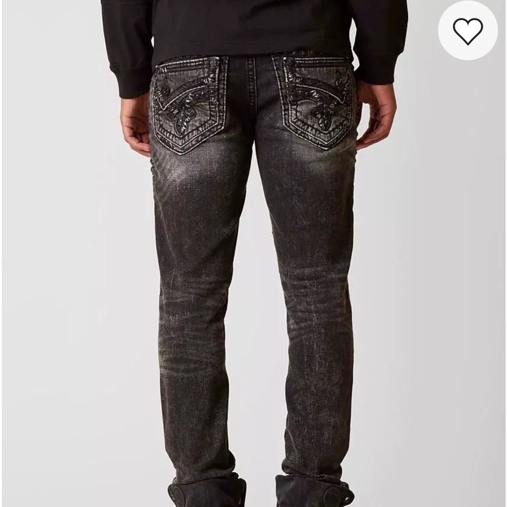 Rock Revival Gerald Slim Stretch Jean 34 - Picture 2 of 9